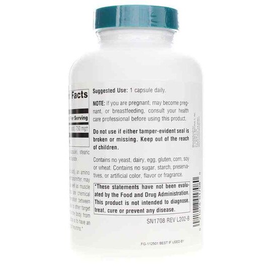 Serene Science GABA Calm Mind 750 Mg Capsules, SNN